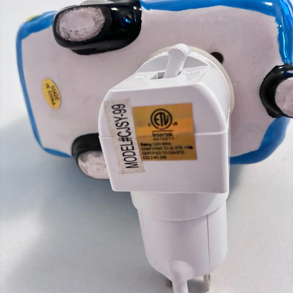 Retro Camper Ceramic Night Light Blue New - Picture 12 of 12